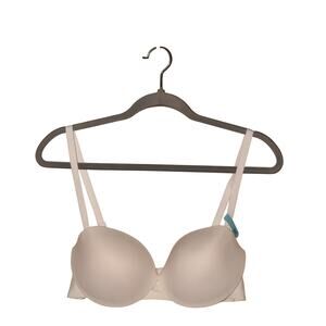 MAIDENFORM NEW $48 DreamWire Strapless Multiway Underwire Bra White 34DD